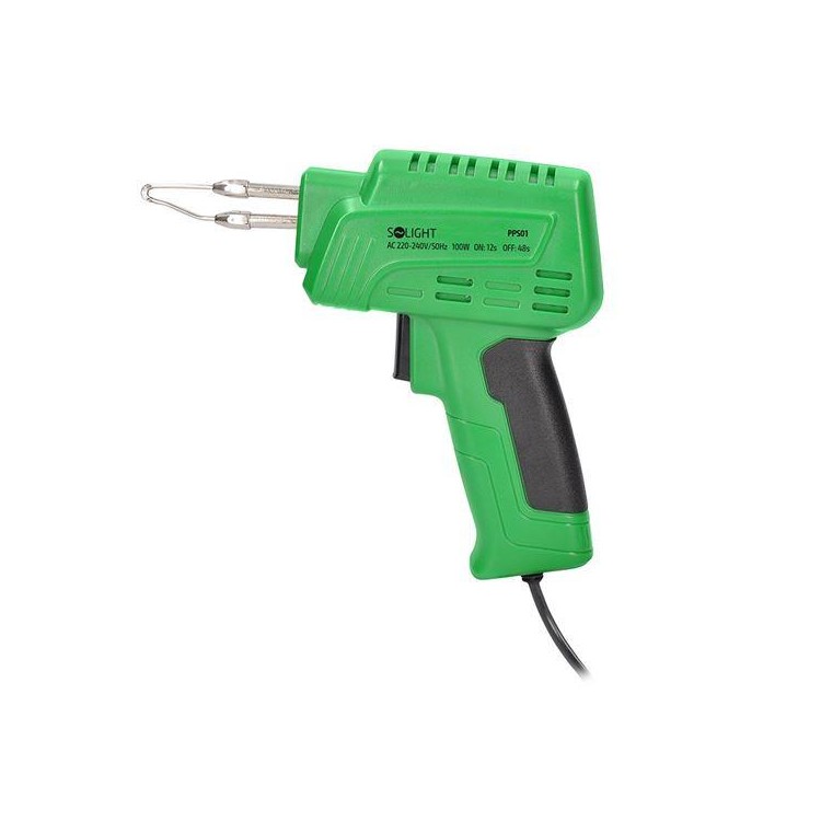 SOLIGHT PPS01 Pistole pájecí 100W sada