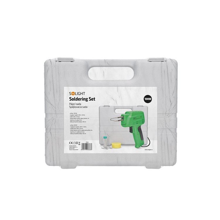 SOLIGHT PPS01 Pistole pájecí 100W sada