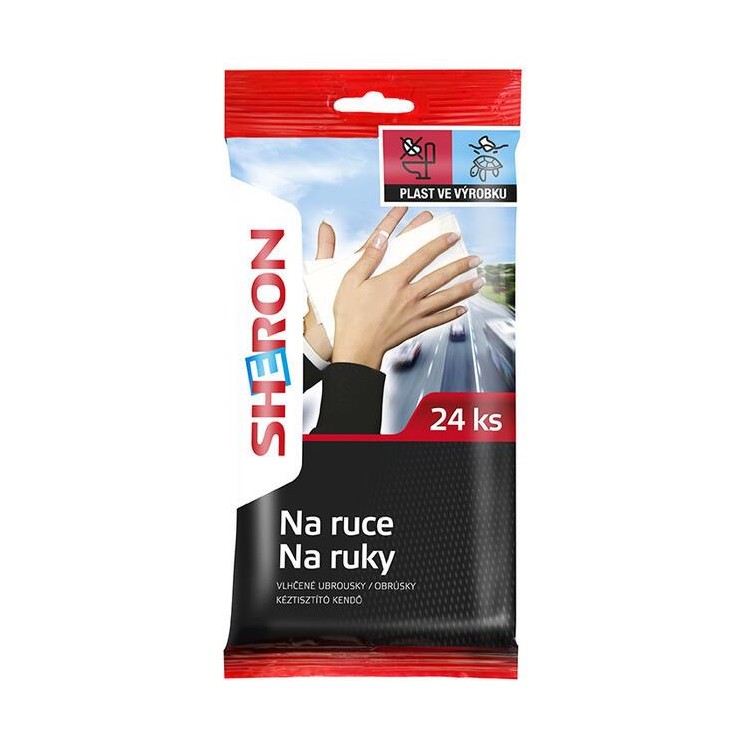 Sheron Ubrousky čistící univerzální na ruce 24 ks
