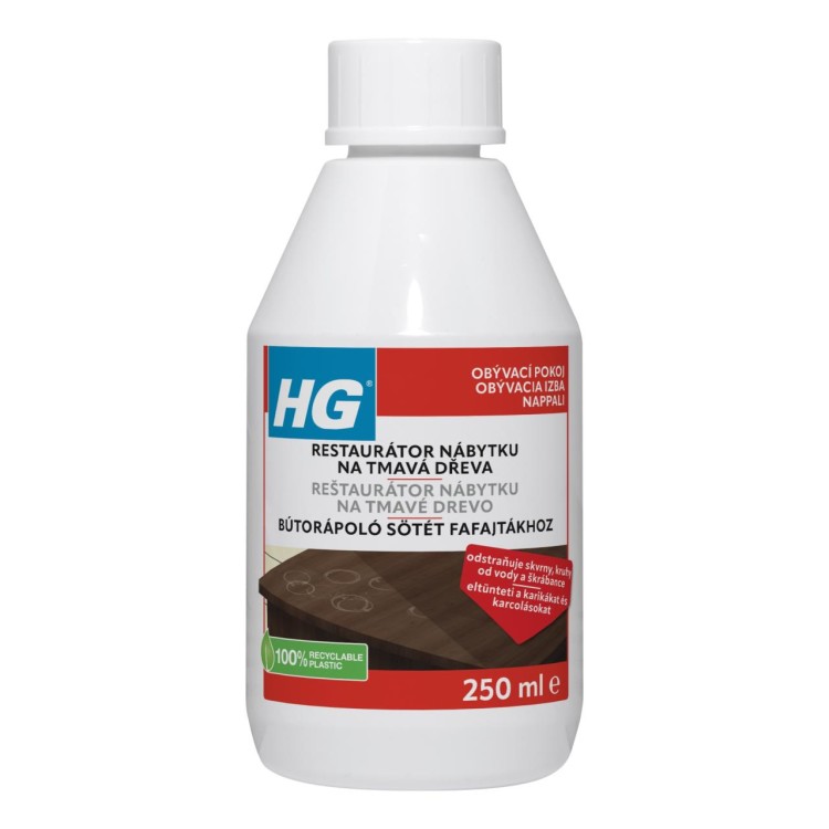 HG 410 Restaurátor nábytku pro tmavé druhy dřeva 250 ml