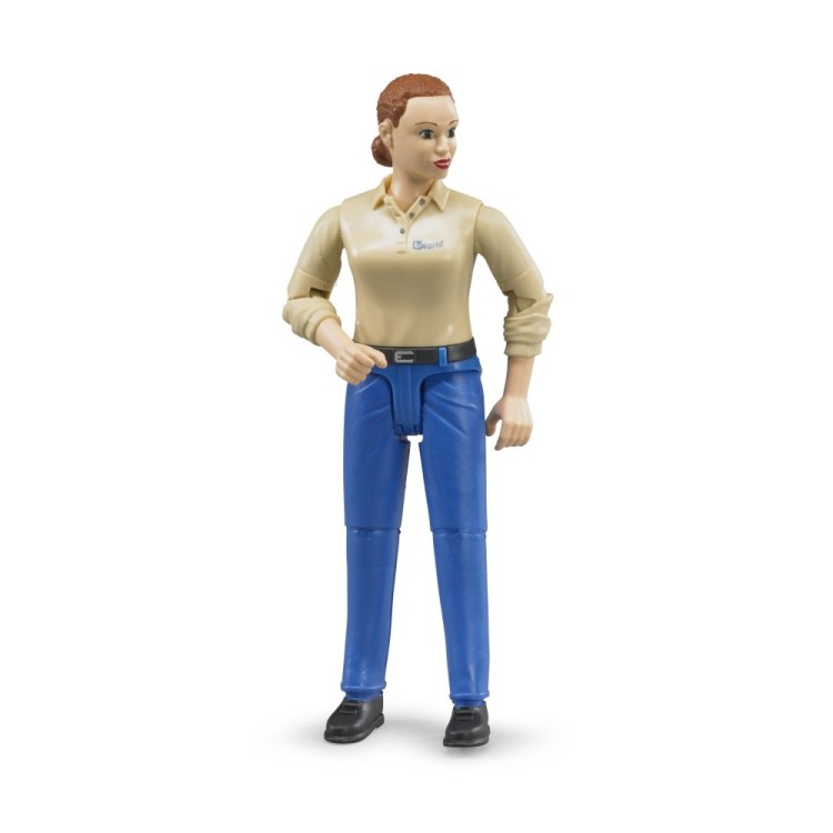 Bworld Figurka žena, modré kalhoty 60408