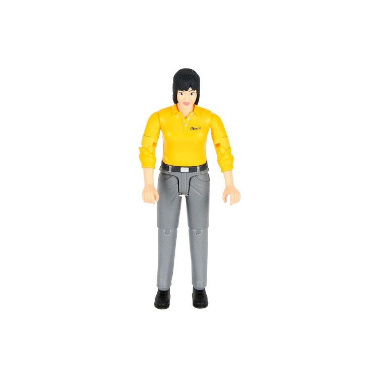 Bruder 46180 Bworld Figurka žena, šedé kalhoty