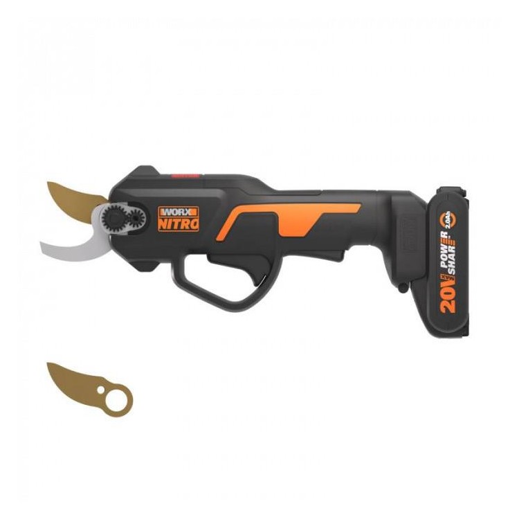 WORX WG330E Aku nůžky na větve 20V, 1x2Ah - Powershare