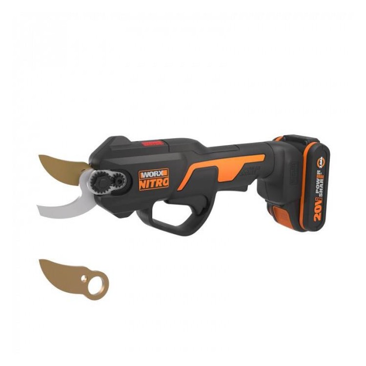 WORX WG330E Aku nůžky na větve 20V, 1x2Ah - Powershare