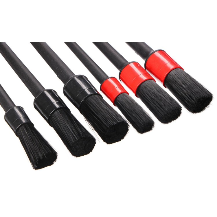 SIXTOL SX1207 Sada precizních štětců pro čištění auta CAR DETAILING BRUSH 6, 6ks