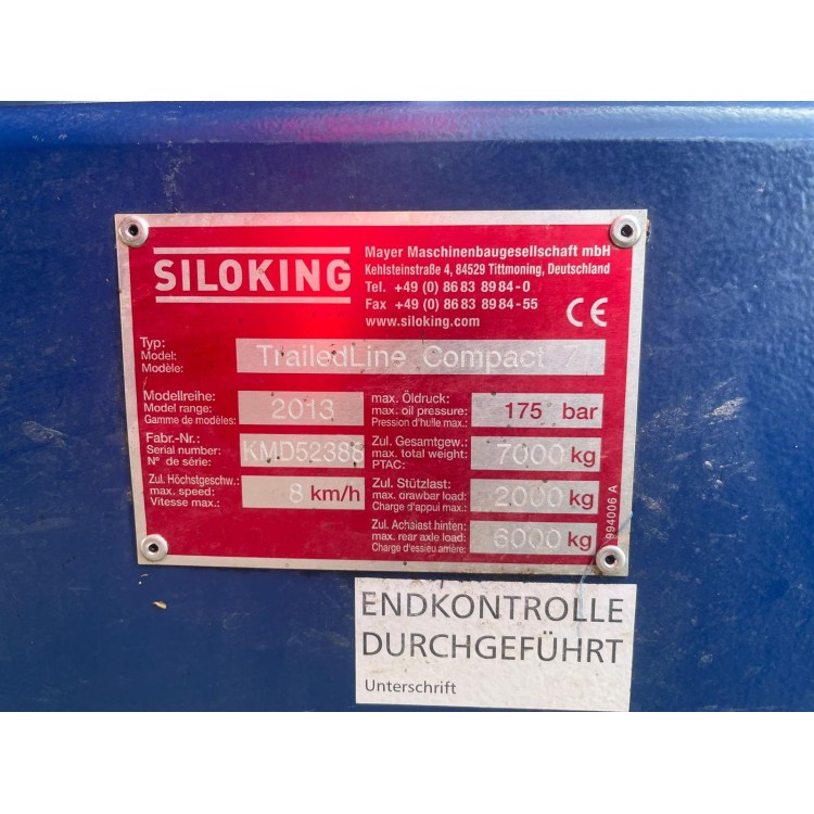 Krmný vůz SILOKING TrailedLine Compact 7