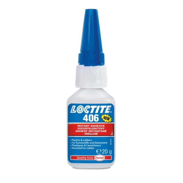 Lepidlo vteřinové Loctite 406 - nízká vi
