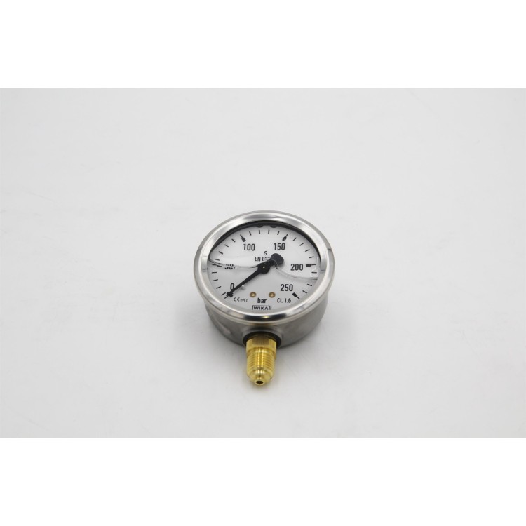 Manometr 250bar pr.63mm G 1/4" s kapalinou