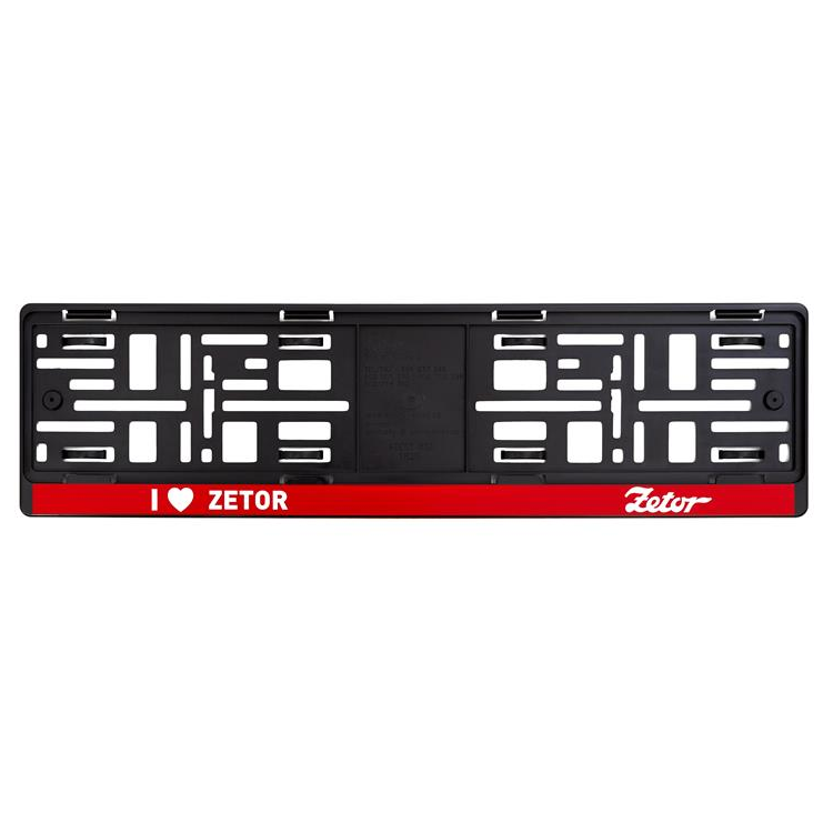 Podložka pod registrační značku "I love Zetor"