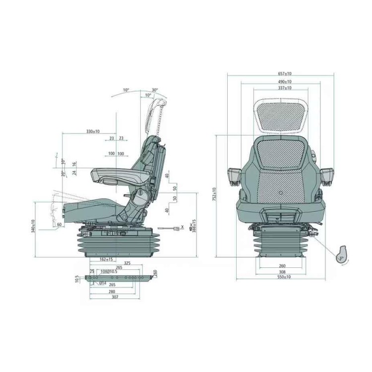 PROBOSS AS3510  Sedačka vzduchová