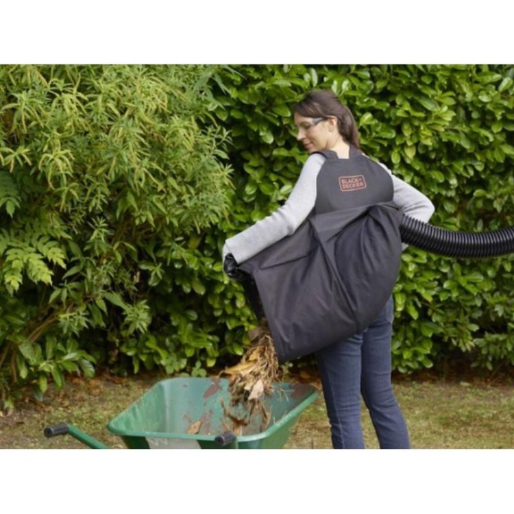 BLACK&DECKER BEBLV290 Zahradní vysavač/foukač/drtič listí 3v1 2900W