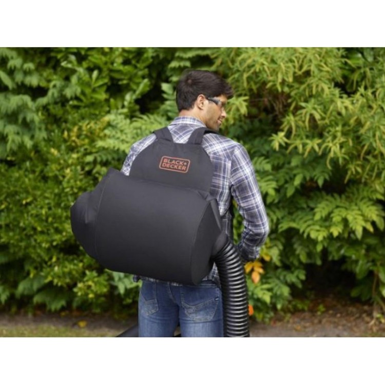 BLACK&DECKER BEBLV290 Zahradní vysavač/foukač/drtič listí 3v1 2900W