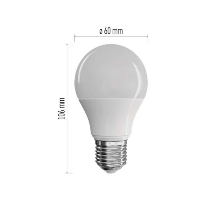EMOS ZQ5140.3 Žárovka Classic LED A60 9W E27 teplá bílá, 3ks