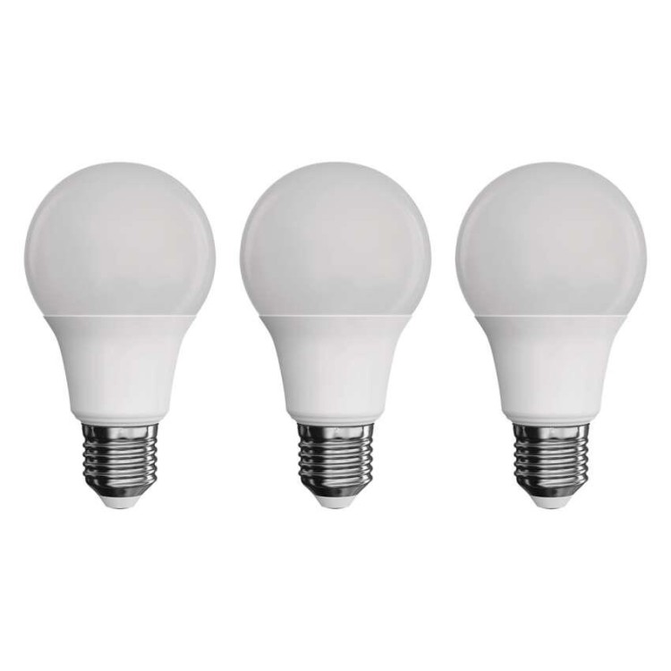 EMOS ZQ5140.3 Žárovka Classic LED A60 9W E27 teplá bílá, 3ks
