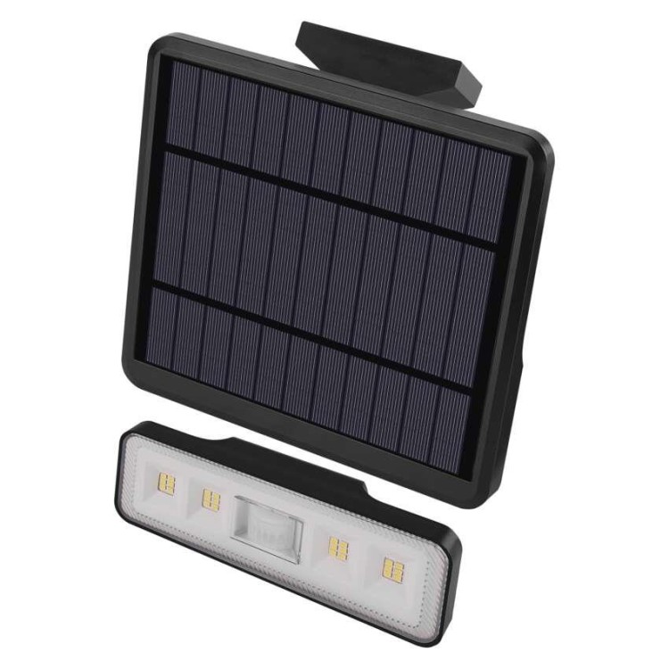EMOS ZG112S Solární LED reflektor SUNNO s pohybovým čidlem, černý,neutrální bílá