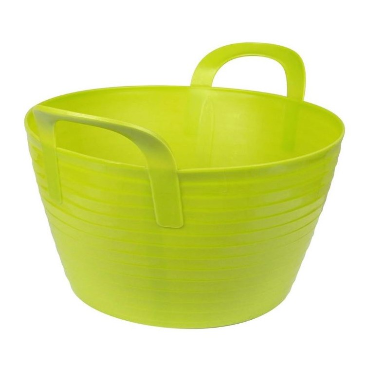 Žlab z pružného plastu FlexBag, 12l výška 31cm, 40cm, zelený