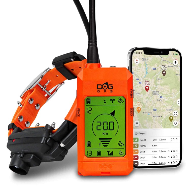 Vyhledávací a výcvikové zařízení pro psy se zvukovým lokátorem DOG GPS X30TB