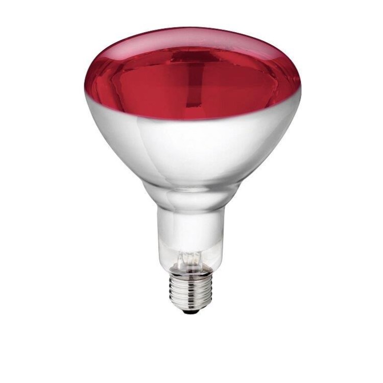 KERBL 22314 Infražárovka z tvrzeného skla 250W červená