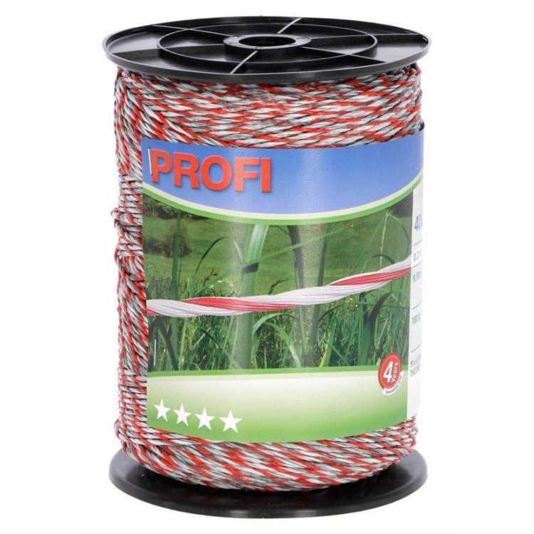 PROFI 59506 Vodič lanko bílá/červená 400 m