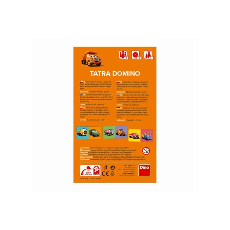 Dino Toys 622159 Domino Tatra cestovní hra