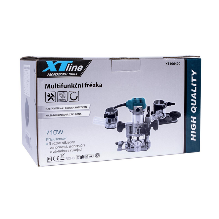 XTLINE XT106400 Multifunkční frézka 710 W