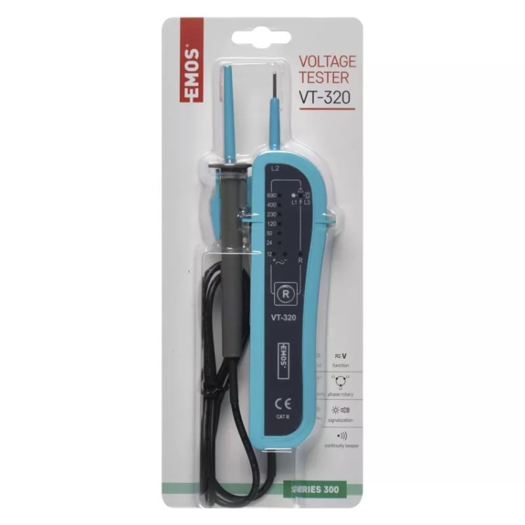 EMOS M0012A Zkoušečka napětí VT-320