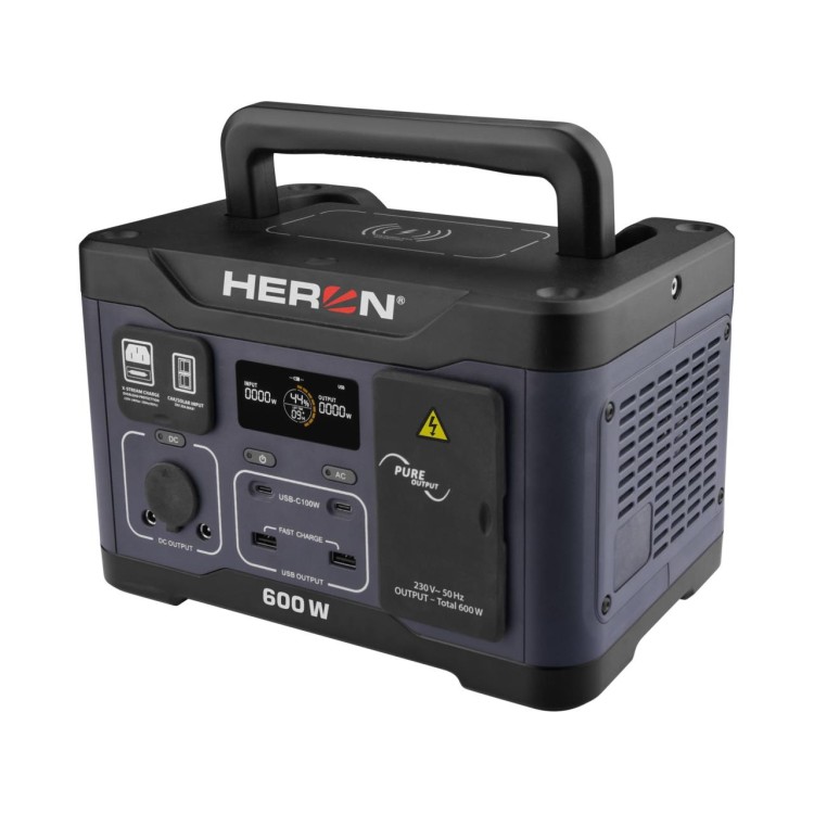 HERON 8896800 Stanice nabíjecí, 600W, 512Wh