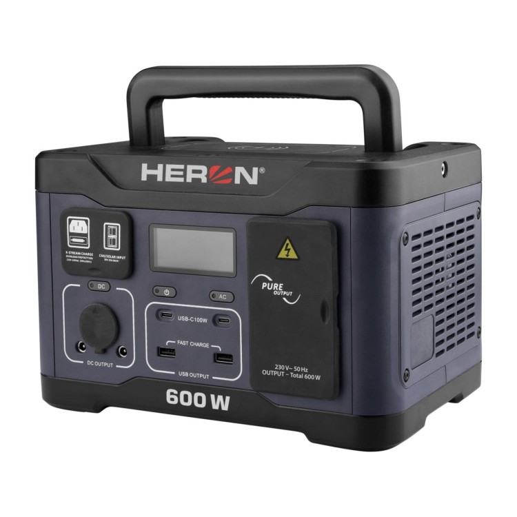 HERON 8896800 Stanice nabíjecí, 600W, 512Wh