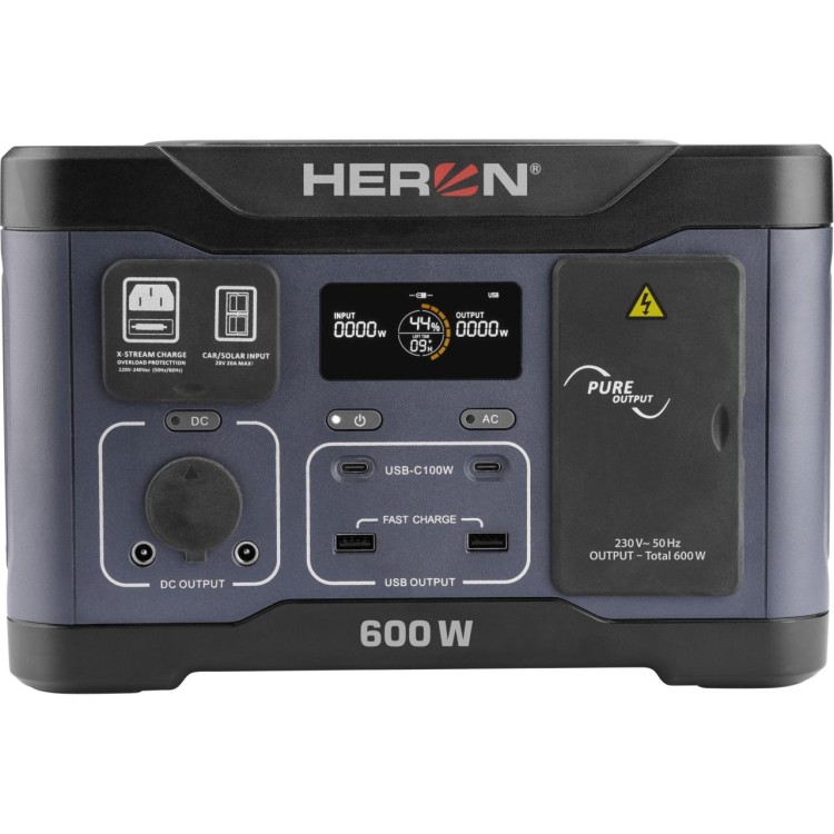 HERON 8896800 Stanice nabíjecí, 600W, 512Wh