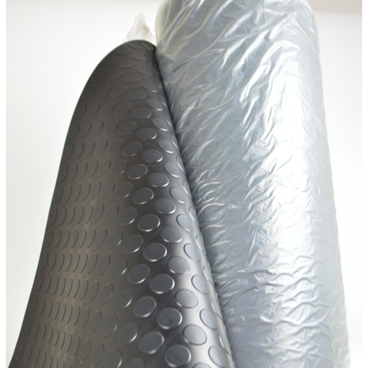 Podlahovina pryžová SBR penízková, tl. 4mm, š. 1400mm (tolerance 30mm) 65SH