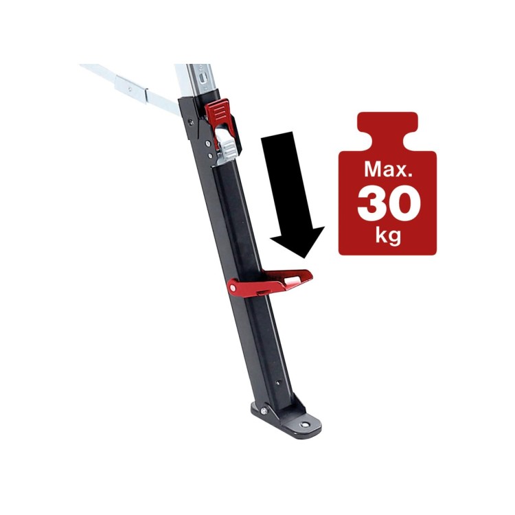 Fortum 4759999 Koza stavební skládací 1kus, nosnost 590kg, výška 61,5-82cm