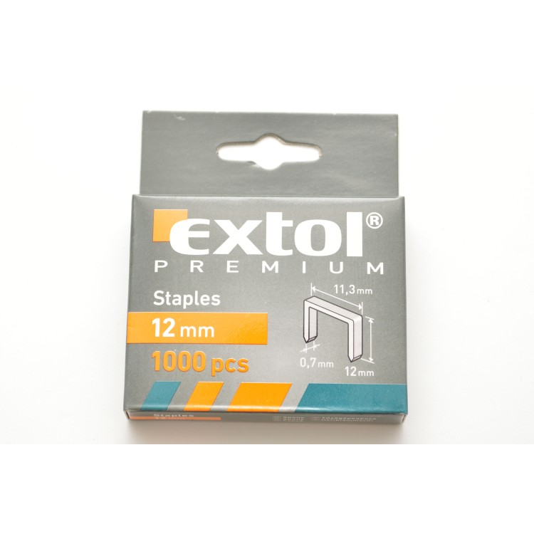Sponky do sešívačů 12 mm extra, 1000 ks