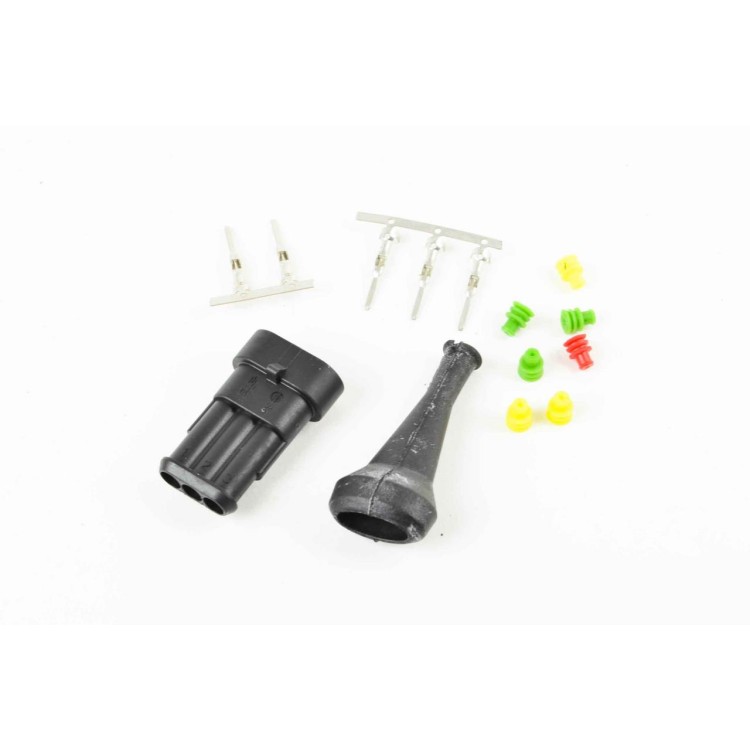 Zásuvka plochá 3kol.