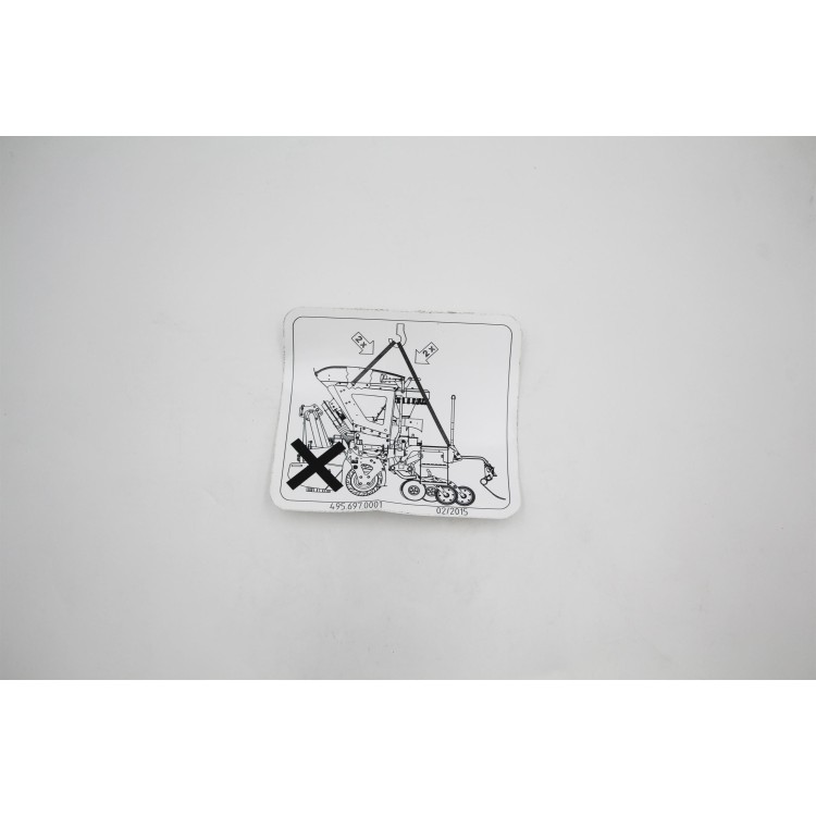 Nálepka "Manipulace se strojem"