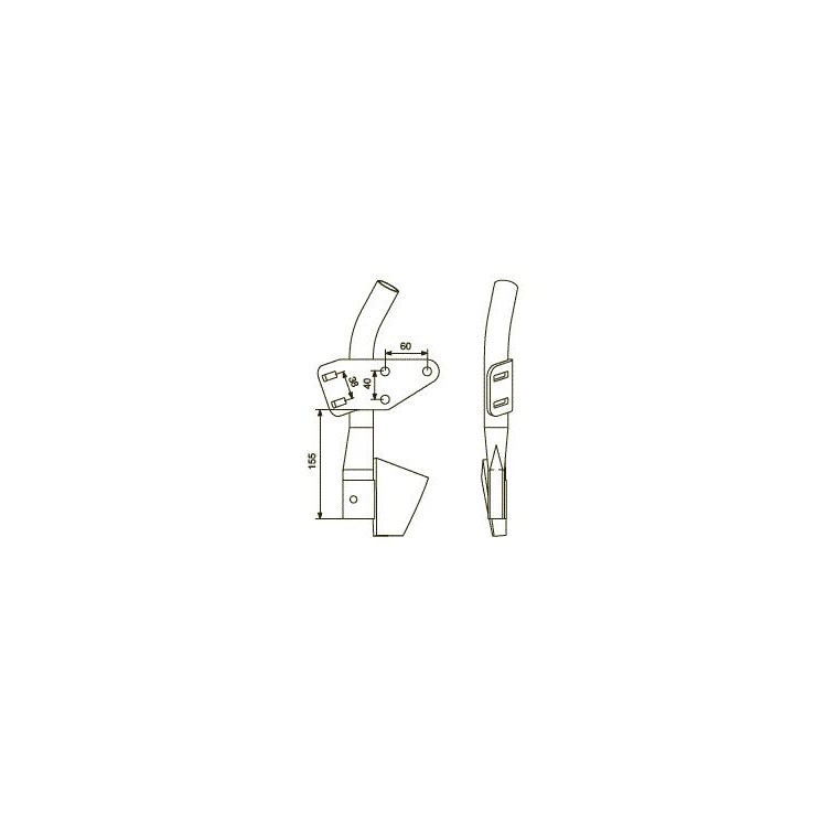 Držák semenovodu a stěrky L 79+9008.61.01