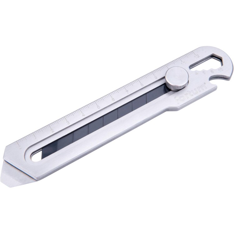 FORTUM 4780025 Ulamovací nůž celokovový nerez, 5v1 18mm, Auto-lock