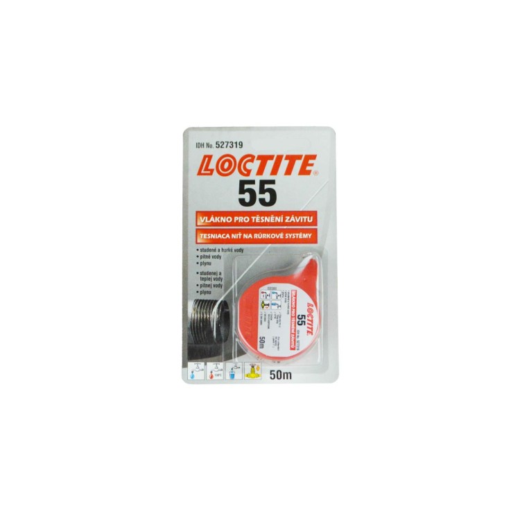 Loctite 55 Těsnění závitové 24x50m