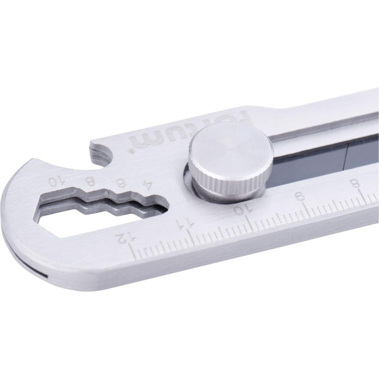 FORTUM 4780025 Ulamovací nůž celokovový nerez, 5v1 18mm, Auto-lock