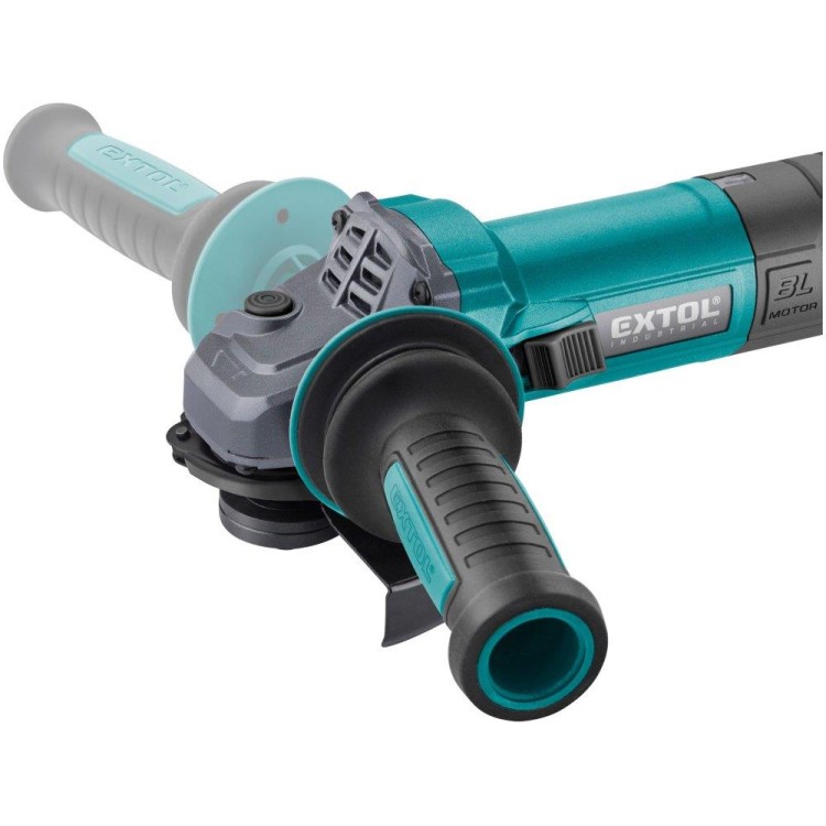 EXTOL INDUSTRIAL 8792010 Bruska úhlová s regulací rychlosti, 125mm, 1550W