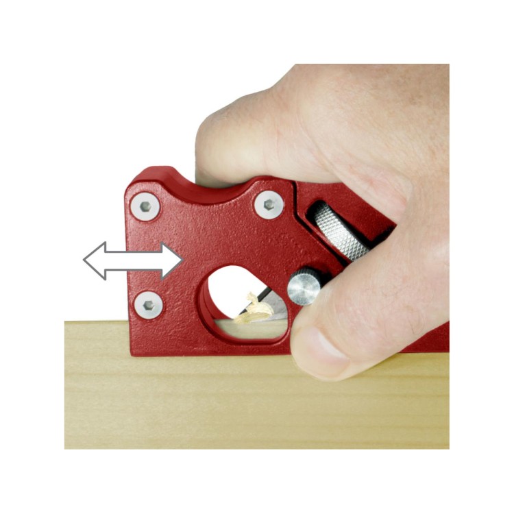 FORTUM 4752104 Hoblík na srážení hran nastavitelný, 2nožové profily