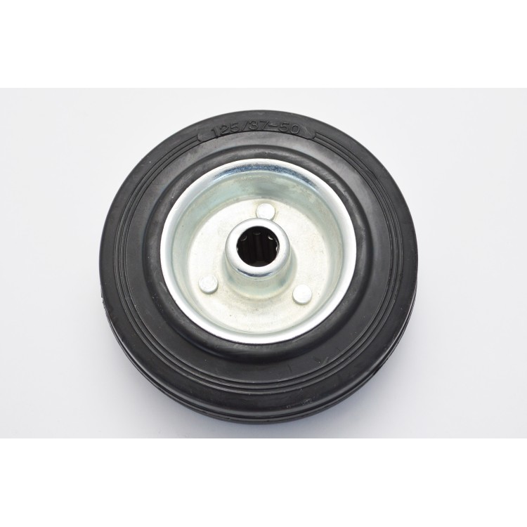 Kolo pryžové kovový disk 125/15 jehlové ložisko