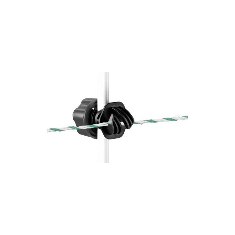 Tyč pro elektrické ohradníky sklolaminátová s kovovou špičkou, průměr 10mm,120cm