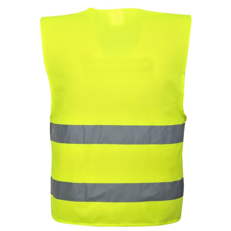 PORTWEST HI-VIS C474 / Reflexní vesta s dvěma pruhy - HV žlutá XXL/XXXL