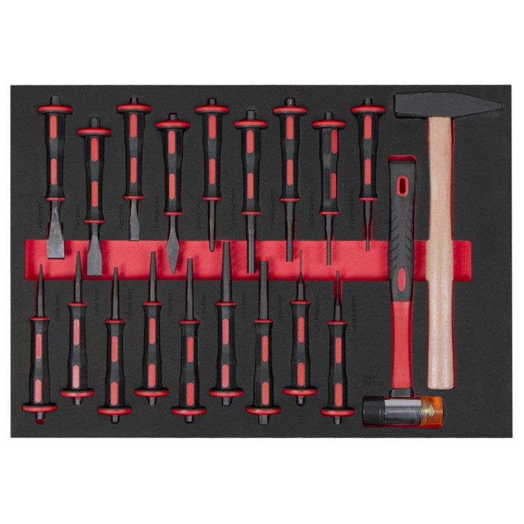 AHProfi AH61360R Dílenský vozík Magnus XXL s nářadím, 12 zásuvek, 360 ks