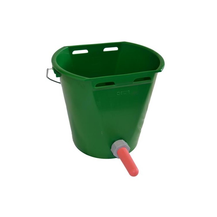 Kbelík k napájení telat s dudlíkem