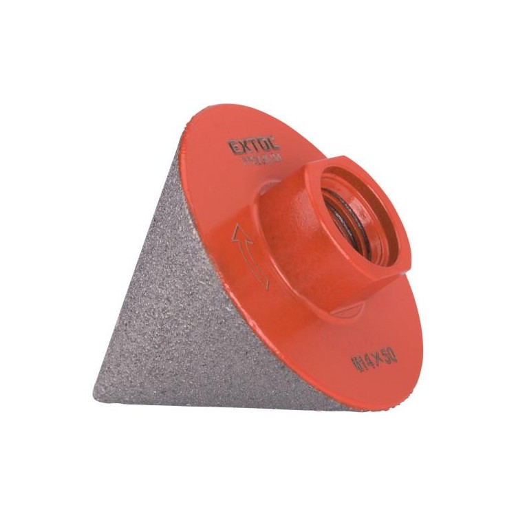 EXTOL PREMIUM 8801852 Korunka brusná diamantová-kužel, 0 2-50mm, M14