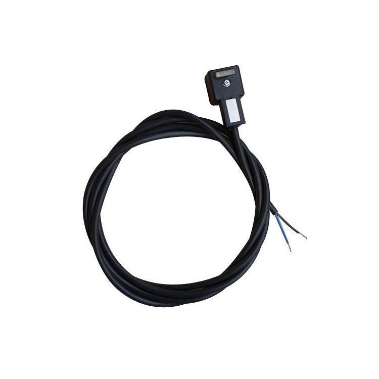 Magnetická zástrčka s LED diodou