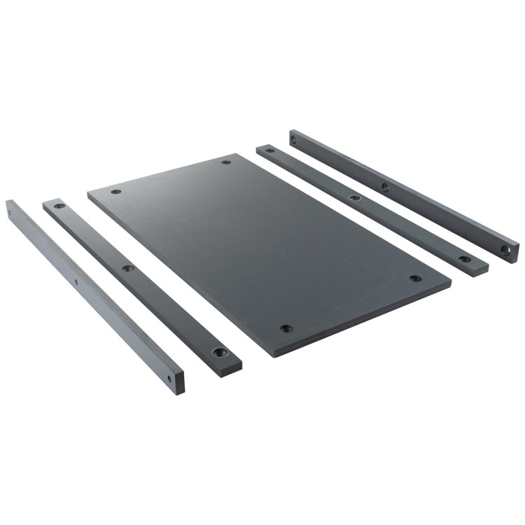 Sada lišt posuvné podlahy ASW, pozice54,55,56, 4ks 38x695mm,1ks 370x695mm