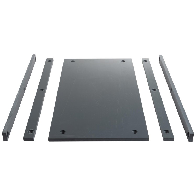 Sada lišt posuvné podlahy ASW, pozice54,55,56, 4ks 38x695mm,1ks 370x695mm