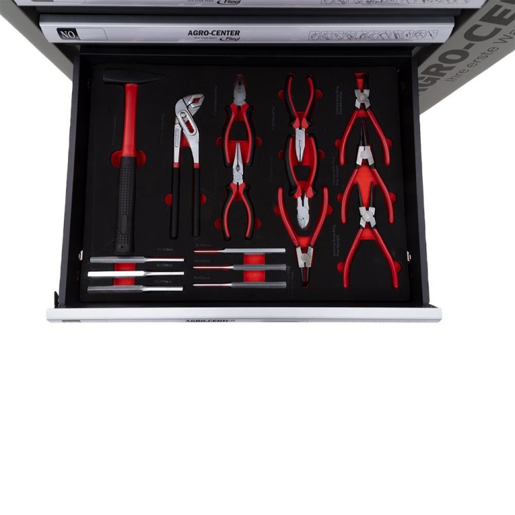 Dílenský vozík s nářadím - 399 dílů